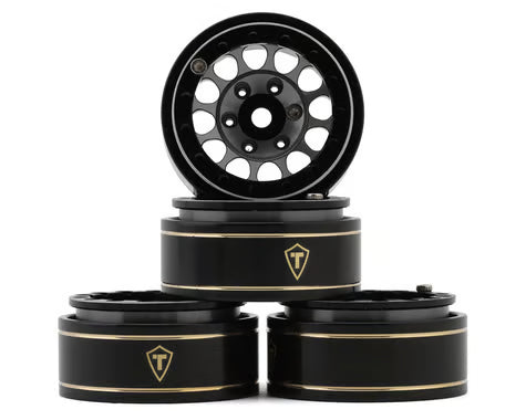 Treal Hobby Type I 1.0" Classic 12-Spoke Beadlock Wheels (4) (27.2g)