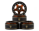 Treal Hobby Type B 1.0" 5-Spoke Beadlock Wheels (4) (22.4g)