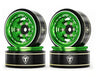 Treal Hobby Type H 1.0" Aluminum 6-Slot Beadlock Wheels (4) (28.4g)