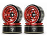 Treal Hobby Type H 1.0" Aluminum 6-Slot Beadlock Wheels (4) (28.4g)