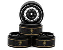 Treal Hobby Type L 1.0" Aluminum Cyclone Beadlock Wheels (4) (27.5g ea)