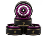 Treal Hobby Type L 1.0" Aluminum Cyclone Beadlock Wheels (4) (27.5g ea)