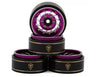 Treal Hobby Type L 1.0" Aluminum Cyclone Beadlock Wheels (4) (27.5g ea)
