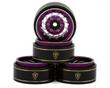 Treal Hobby Type L 1.0" Aluminum Cyclone Beadlock Wheels (4) (27.5g ea)