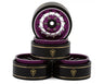 Treal Hobby Type L 1.0" Aluminum Cyclone Beadlock Wheels (4) (27.5g ea)