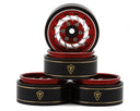 Treal Hobby Type L 1.0" Aluminum Cyclone Beadlock Wheels (4) (27.5g ea)