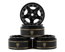 Treal Hobby Type B 1.0" 5-Spoke Beadlock Wheels (4) (22.4g)