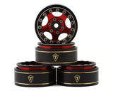 Treal Hobby Type B 1.0" 5-Spoke Beadlock Wheels (4) (22.4g)