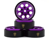 Treal Hobby 1.0" 8-Hole Beadlock Wheels (4) (22g)