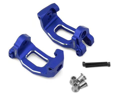 Treal Hobby Aluminum Front C Hub Spindle Carriers for Traxxas Sledge (2)