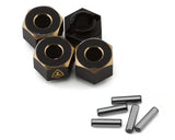 Treal Hobby Extended Brass Wheel Hub Hex for Traxxas