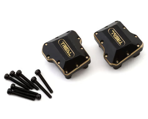 Treal Hobby Brass Differential Covers for Traxxas TRX-4M (2) (15.8g)