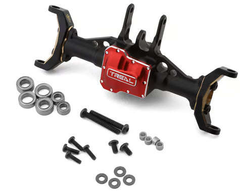 Treal Hobby Aluminum Front Axle Housing for Traxxas TRX-4M w/Brass C Hubs
