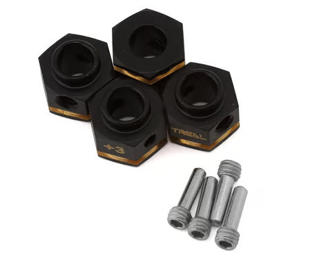 Treal Hobby Brass Hex Adapters for Traxxas TRX-4