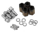 Treal Hobby Brass Hex Adapters for Traxxas TRX-4