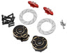Treal Hobby Heavy Brass Outer Portal Housing Covers for Traxxas TRX-4