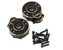 Treal Hobby Heavy Brass Outer Portal Housing Covers for Traxxas TRX-4