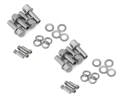 Treal Hobby Brass Extended Wheel Hub Hardware for Traxxas TRX-4