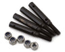 Treal Hobby Steel Stub Axle Shafts for Traxxas TRX-4 (4) (+5mm)