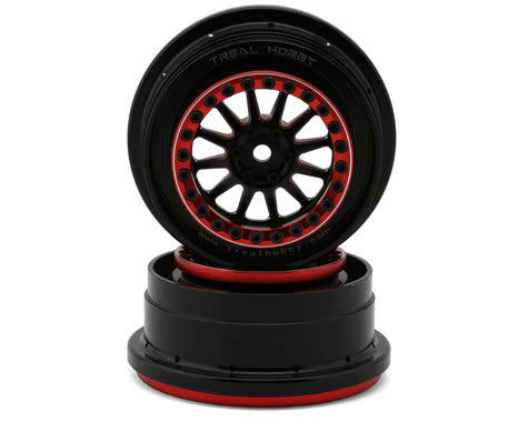 Treal Hobby Type B Aluminum Beadlock Wheels for Traxxas® UDR® (2) w/17mm Hex