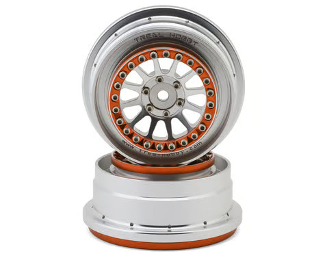 Treal Hobby Type B Aluminum Beadlock Wheels for Traxxas® UDR® (2) w/17mm Hex