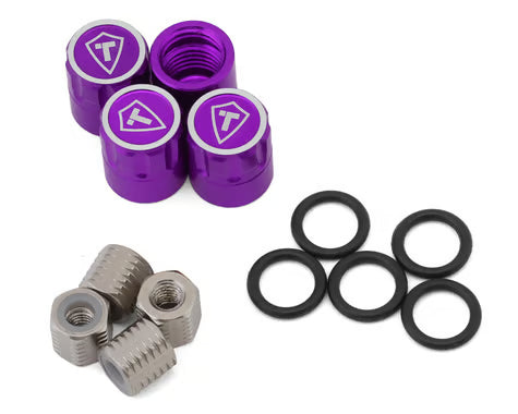 Treal Hobby 1.9" Scale 4mm Wheel Center Caps (4)