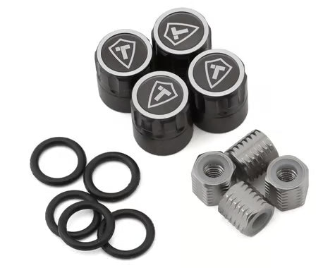 Treal Hobby 1.9" Scale 4mm Wheel Center Caps (4)