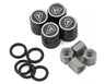 Treal Hobby 1.9" Scale 4mm Wheel Center Caps (4)