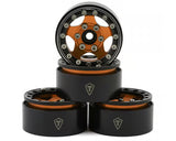Treal Hobby Type B 1.55" Classic 5-Spoke Beadlock Wheels (4) (102.5g ea)