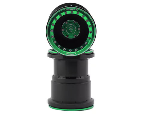 Treal Hobby 2.6" Aluminum Beadlock Monster Truck Wheels (2) (12mm Hex)