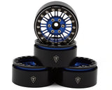 Treal Hobby 1.9" Type K Multi-Spoke Aluminum Crawler Beadlock Wheels (4) (122.7g ea)