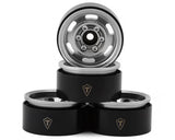 Treal Hobby 1.55" Type C Vintage Wagon Aluminum Crawler Beadlock Wheels (4) (101.2g ea)