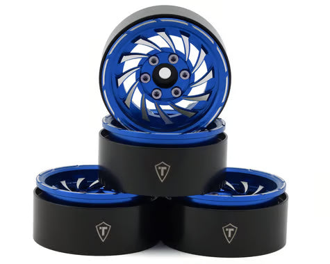 Treal Hobby Cyclone 1.9" Aluminum Beadlock Wheels (4) (122.5g)