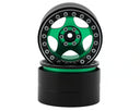 Treal Hobby Type C 2.2" 5-Spoke Aluminum 1/10 Rock Crawler Beadlock Wheels (2) (137g ea)