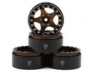Treal Hobby Type E 1.9" Classic 5-Spoke Beadlock Wheels (4) (126g ea)