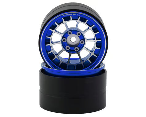 Treal Hobby 2.2" Type-A Aluminum 1/10 Rock Crawler Beadlock Wheels (2) (115g ea)