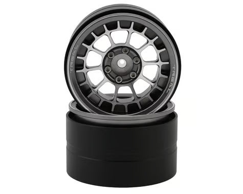 Treal Hobby 2.2" Type-A Aluminum 1/10 Rock Crawler Beadlock Wheels (2) (115g ea)