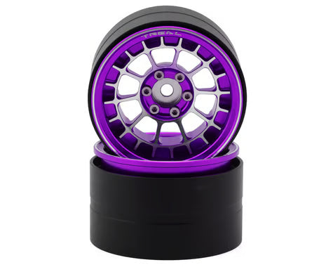 Treal Hobby 2.2" Type-A Aluminum 1/10 Rock Crawler Beadlock Wheels (2) (115g ea)