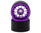 Treal Hobby 2.2" Type-A Aluminum 1/10 Rock Crawler Beadlock Wheels (2) (115g ea)
