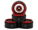 Treal Hobby 1.9" Type-J Multi-Spoke Aluminum Crawler Beadlock Wheels (4) (113.7g ea)