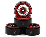 Treal Hobby 1.9" Type-J Multi-Spoke Aluminum Crawler Beadlock Wheels (4) (113.7g ea)