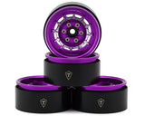 Treal Hobby 1.9" Type-M Aluminum Crawler Beadlock Wheels (4) (122.9g ea)