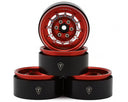 Treal Hobby 1.9" Type-M Aluminum Crawler Beadlock Wheels (4) (122.9g ea)
