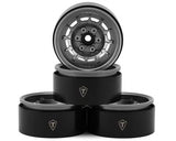 Treal Hobby 1.9" Type-M Aluminum Crawler Beadlock Wheels (4) (122.9g ea)