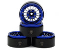 Treal Hobby 1.9" Type-J Multi-Spoke Aluminum Crawler Beadlock Wheels (4) (113.7g ea)