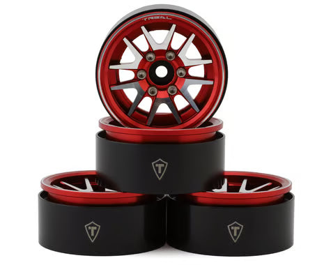 Treal Hobby Type L 1.9" V-Spoke Beadlock Wheels (4)
