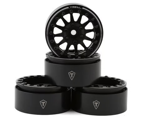 Treal Hobby Type D 1.9" 12-Spoke Beadlock Wheels (4)