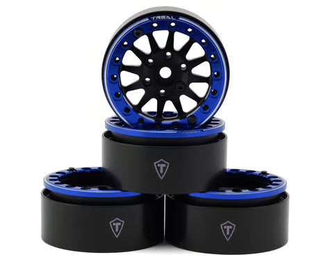 Treal Hobby Type D 1.9" 12-Spoke Beadlock Wheels (4)