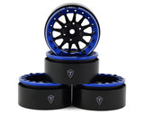 Treal Hobby Type D 1.9" 12-Spoke Beadlock Wheels (4)