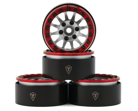 Treal Hobby Type D 1.9" 12-Spoke Beadlock Wheels (4)